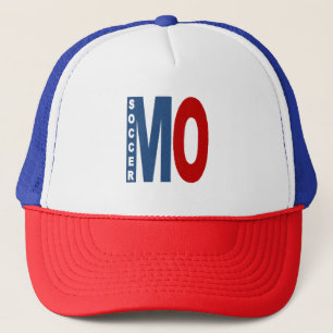 MISSOURCE SOCCER blue white trucker cap