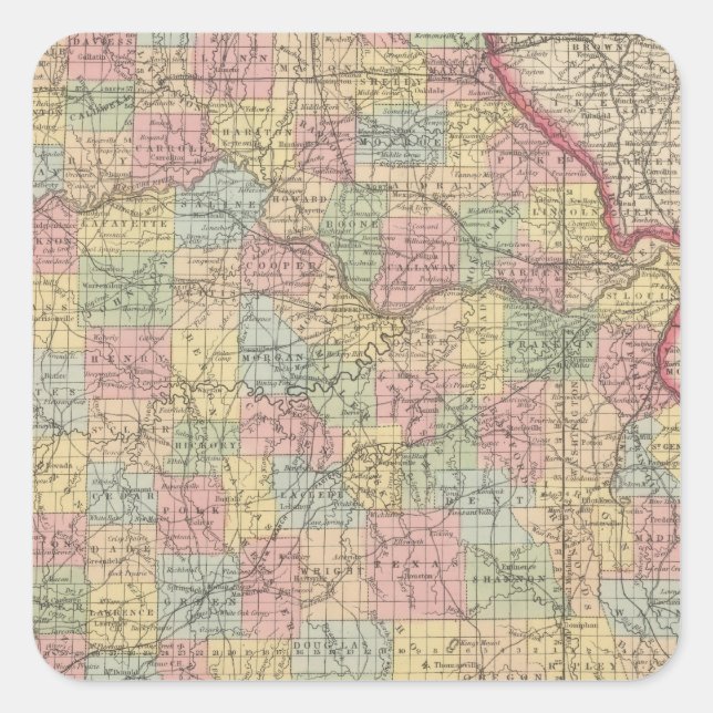 Missouri 10 square sticker (Front)