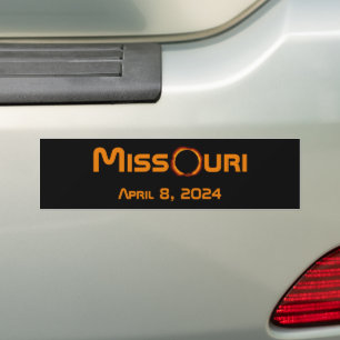 Missouri 2024 Total Solar Eclipse Bumper Sticker