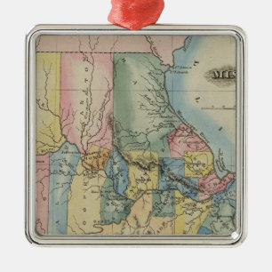 Missouri 3 metal ornament