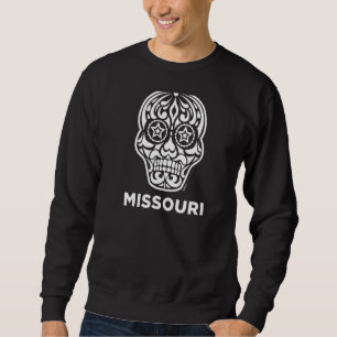 Missouri 4th Of July Sugar Skull Sweatshirt