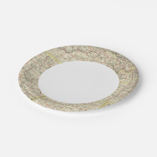 Missouri, Arkansas, Kentucky, Tennessee Paper Plate