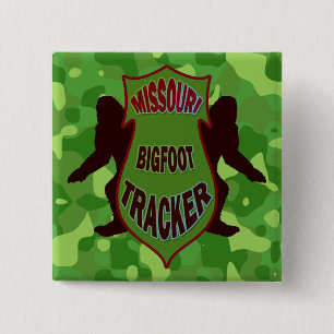 Missouri Bigfoot Tracker 15 Cm Square Badge
