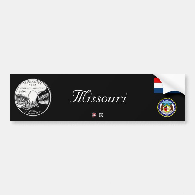 MISSOURI BUMPER STICKER (Front)