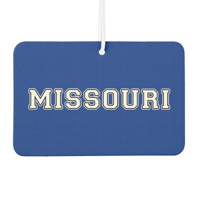 Missouri Car Air Freshener (Front)