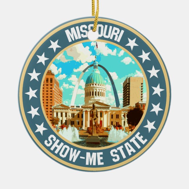 Missouri                                           ceramic ornament (Front)