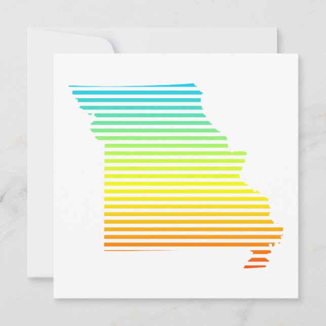 missouri chill fade invitation (Front)