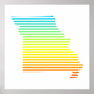 missouri chill fade poster