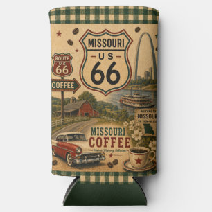 Missouri Classic Car Coffee Road Chill Seltzer Can Cooler