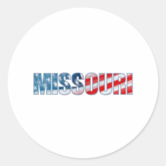 Missouri Classic Round Sticker (Front)