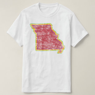 missouri colour grunge T-Shirt