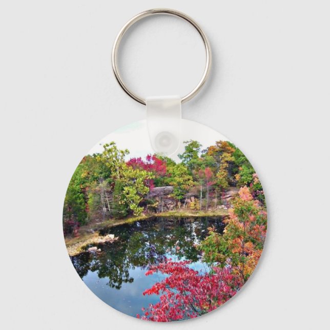 Missouri Fall Photograph Key Ring (Front)