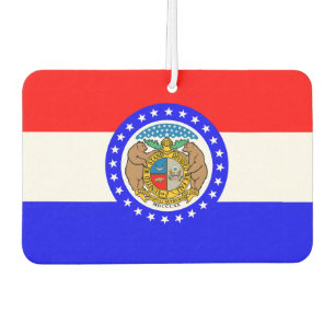 Missouri flag car air freshener