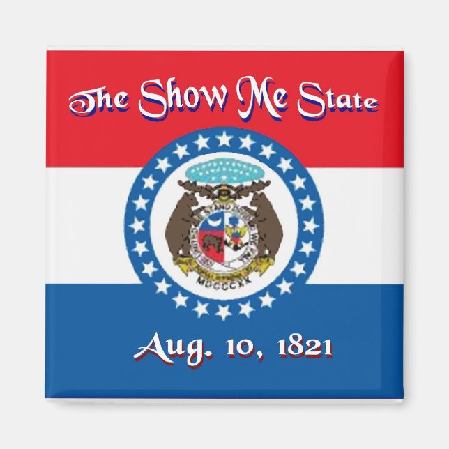 Missouri Flag Magnet (Front)