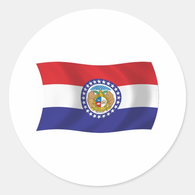 Missouri Flag Sticker (Front)