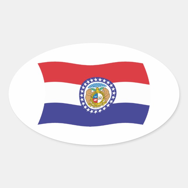 Missouri Flag Sticker (Front)