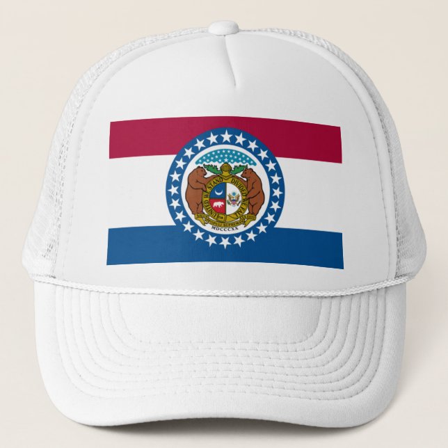 MISSOURI FLAG TRUCKER HAT (Front)