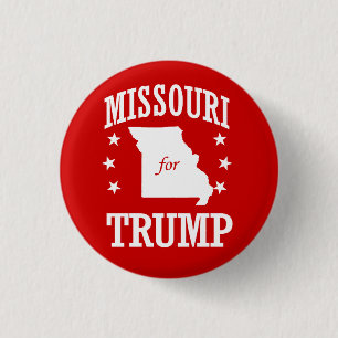 MISSOURI FOR TRUMP 3 CM ROUND BADGE