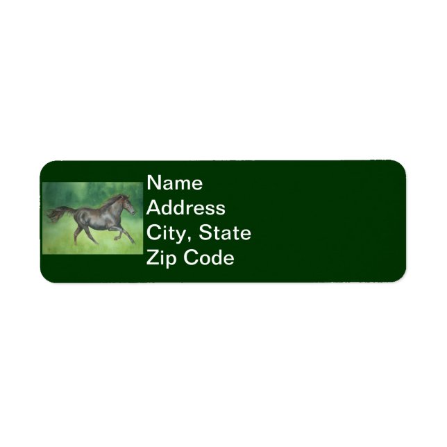 Missouri Fox Trotter Avery Label Return Address Label (Front)