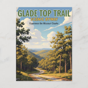 Missouri Glade Top Trail Scenic Byway Travel Postcard