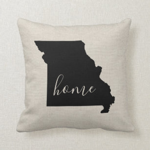 Missouri Home State Throw Pillow