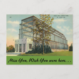Missouri, Jewel Box, Forest Park Postcard