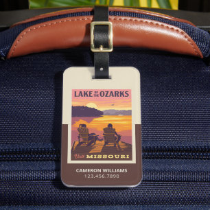 Missouri Lake of the Ozarks Luggage Tag