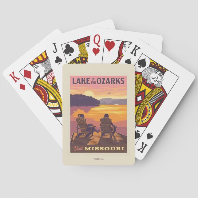 Missouri | Lake of the Ozarks Playing Cards (Back)