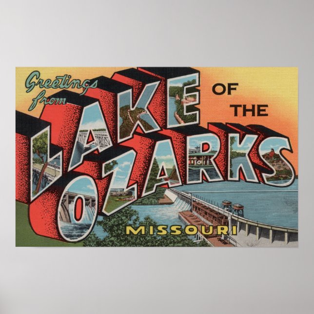 Missouri - Lake of the Ozarks Poster (Front)