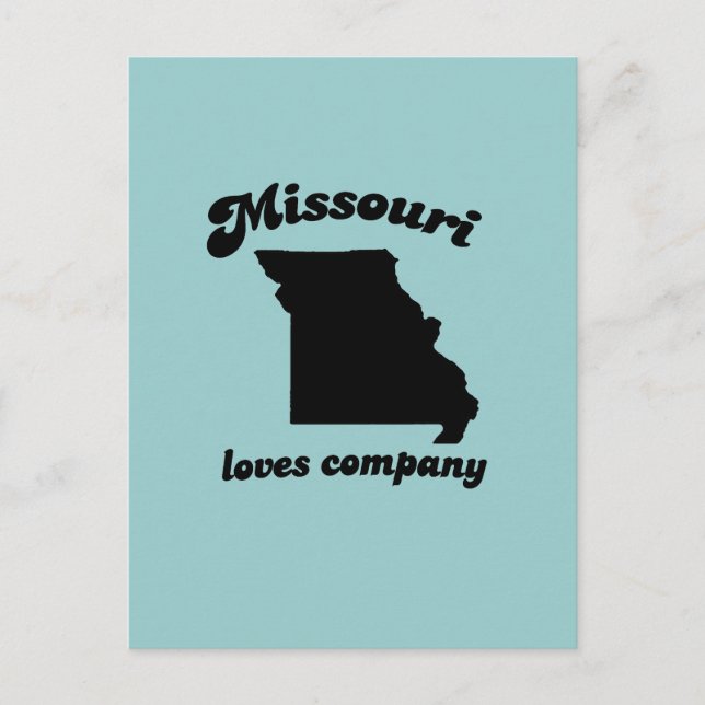 Missouri loves company postcard (Front)