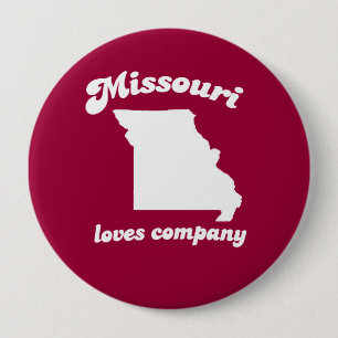 Missouri loves company T-shirt 10 Cm Round Badge