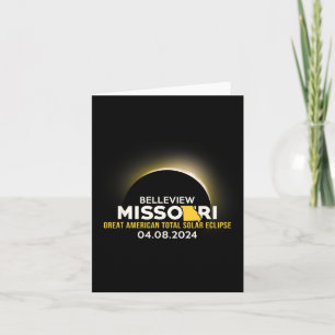 Missouri Mo Total Solar Eclipse 2024 Card