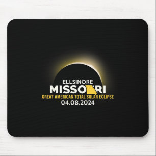 Missouri Mo Total Solar Eclipse 2024 Mouse Pad