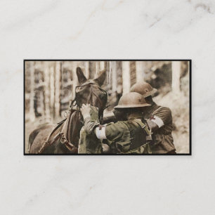 Missouri Mule in a Gas Mask Appointment Card