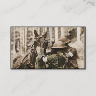 Missouri Mule in a Gas Mask Appointment Card