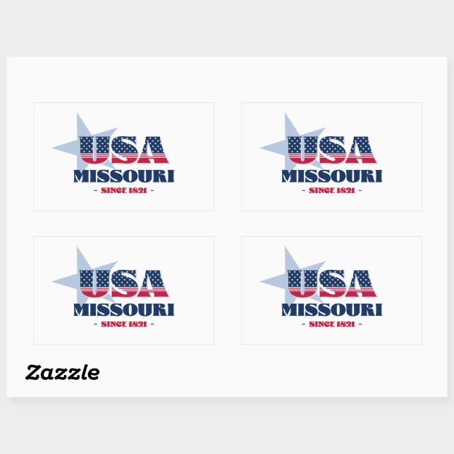 Missouri My Home State Sticker (Sheet)