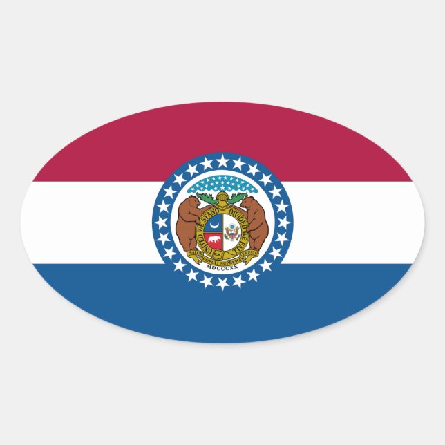 Missouri Oval Sticker (Front)