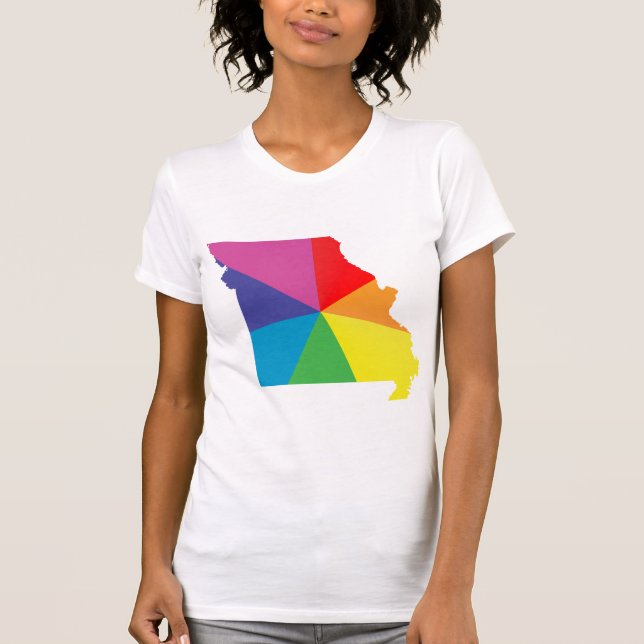 missouri pride. angled. T-Shirt (Front)