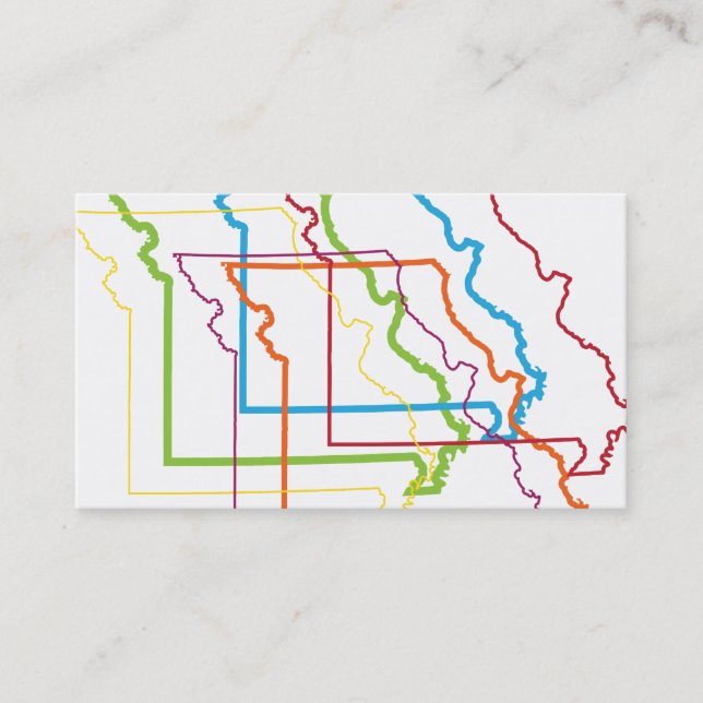 missouri pride blur business card (Front)