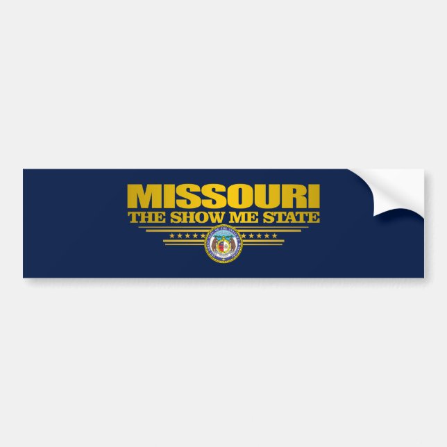 Missouri Pride Bumper Sticker (Front)