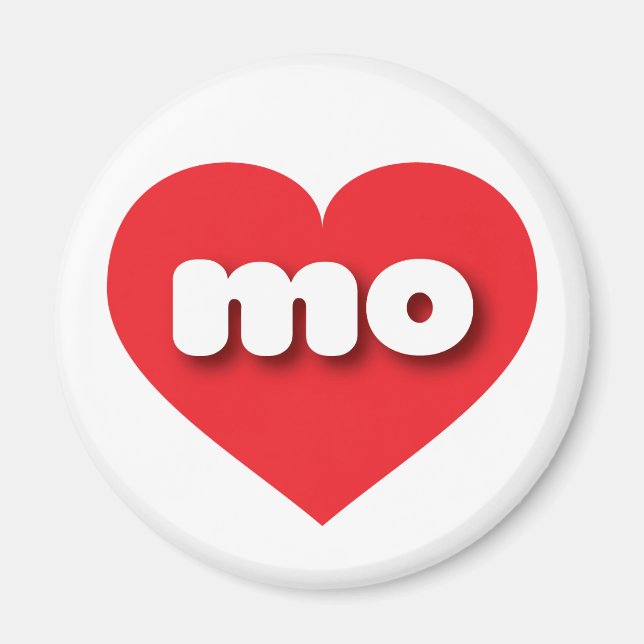 Missouri red heart - I love mo Magnet (Front)