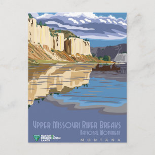 Missouri River Breaks National Monument Montana  Postcard