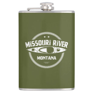 Missouri River, Montana Hip Flask