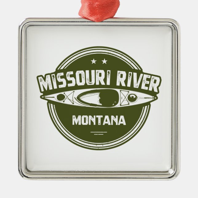 Missouri River, Montana Metal Ornament (Front)