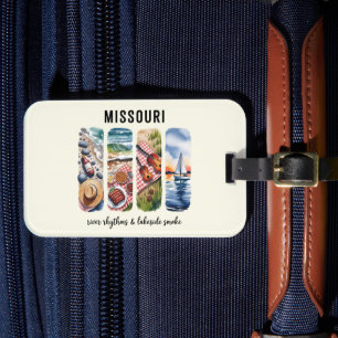 Missouri – River Rhythms & Lakeside Smoke Luggage Tag