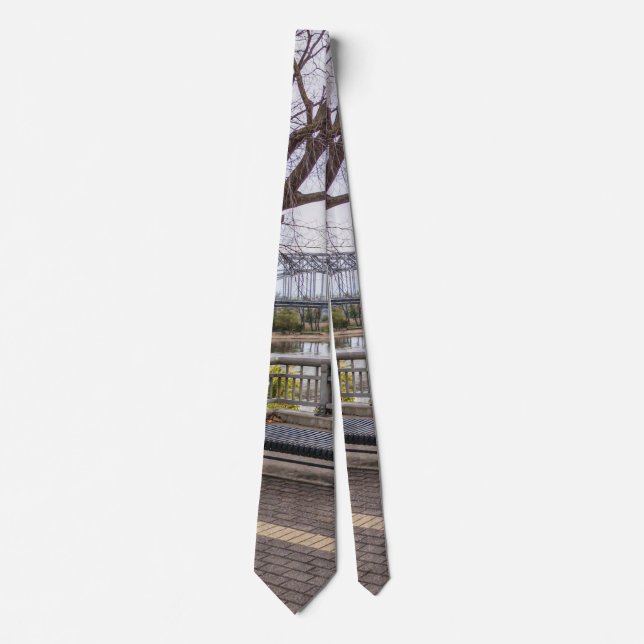 Missouri River View Neck Tie (Front)