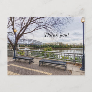 Missouri River View Thank You Postcard