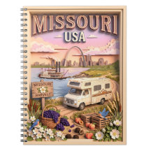 Missouri Road Trip Gateway Arch Textured Skyline