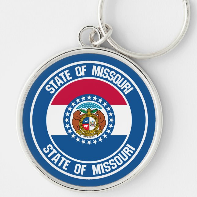 Missouri Round Emblem Key Ring (Front)