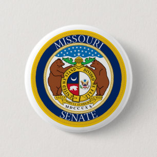 MISSOURI SENATE 6 CM ROUND BADGE